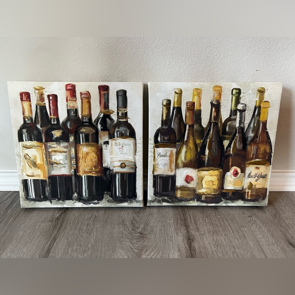 Set of canvas paintings